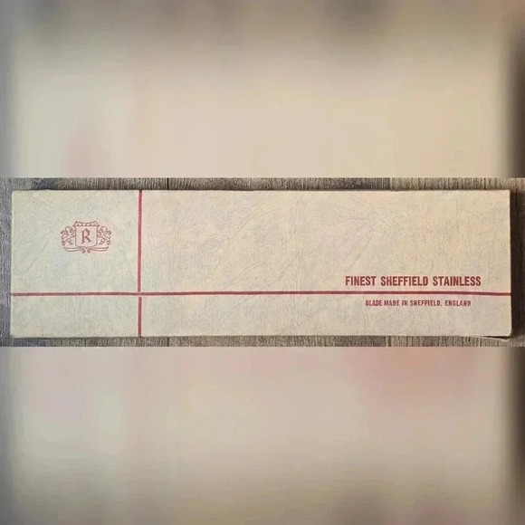 Vintage Westall Richardson Sheffield Carving Set Stainless Marbled Bakelite MCM - Picture 3 of 16